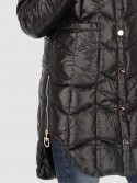 Pikowana kurtka damska z bocznymi rozporkami